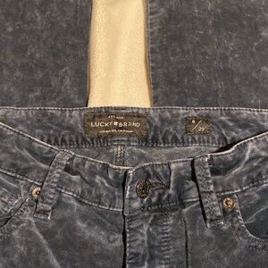 Lucky Brand Brooke Legging velour jeans